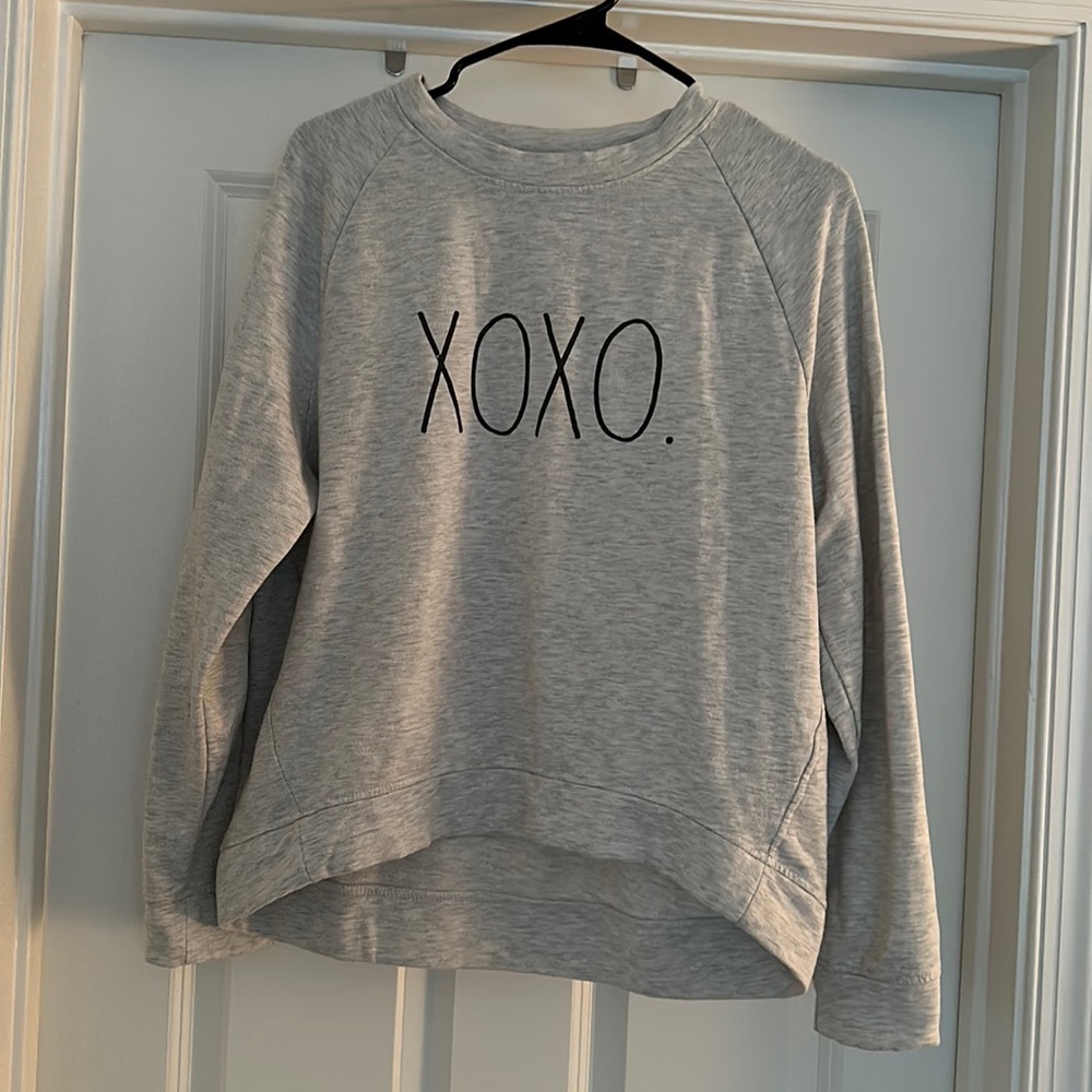 Light grey thin sweatshirt. Size medium